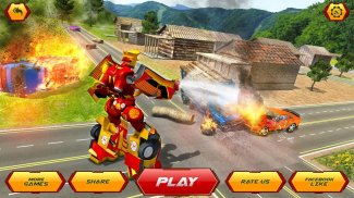 Firefighter Robot Rescue Hero screenshot 11