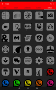 Grey and Black Icon Pack screenshot 13