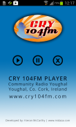 CRY 104FM Radio Player screenshot 1