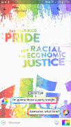 Rainbow flag 2 for Handcent Next SMS screenshot 0