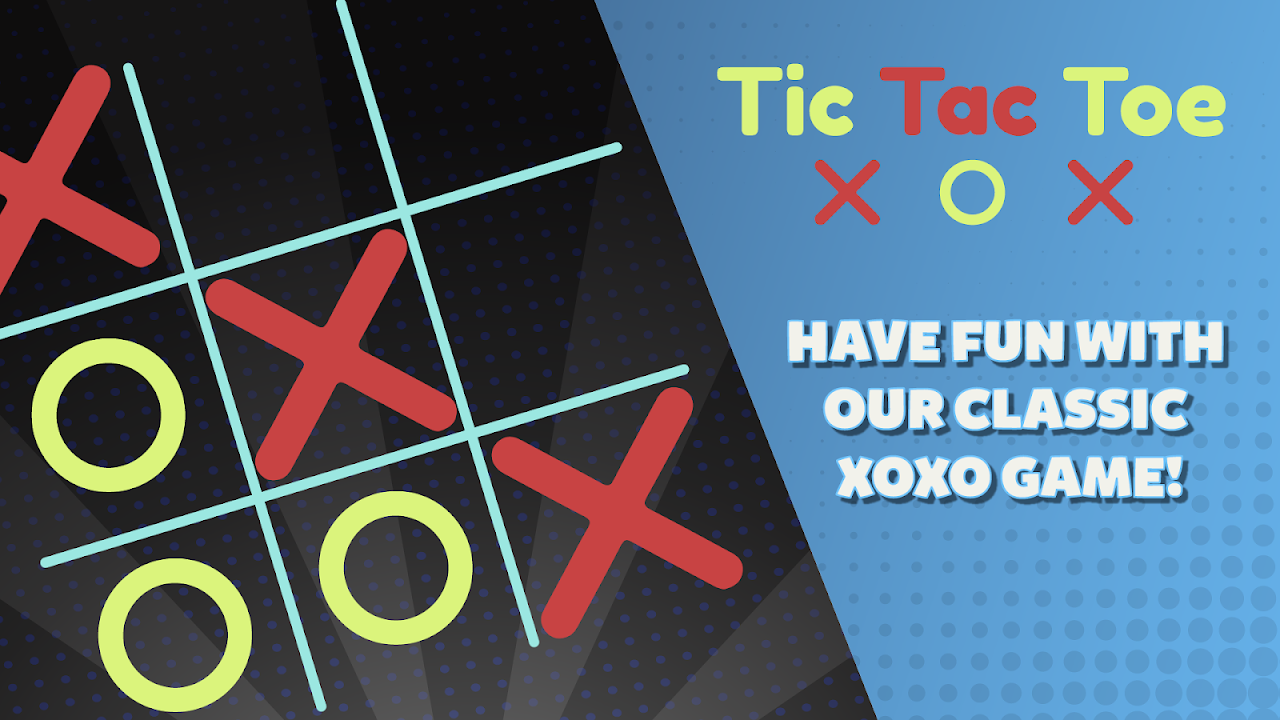 Tic Tac Toe 2 Player: XO Glow Game for Android - Download