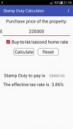 Stamp Duty Calculator screenshot 0