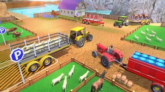 Farm Big Tractor Driving Game screenshot 1