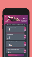 Abs Workout For Women |  At Home & Equipment Free screenshot 0
