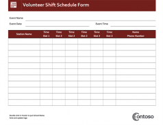 Schedules Templates screenshot 3