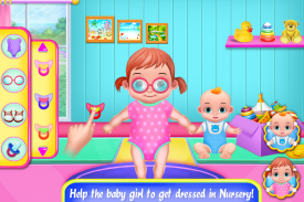 Sweet Newborn Baby Girl : Kids Nursery Daycare & Babysitter Game::Appstore  for Android