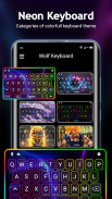 Neon DẪN ĐẾN Bàn phím RGB Màu screenshot 6