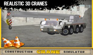 Pembinaan Crane Simulator 3D screenshot 0