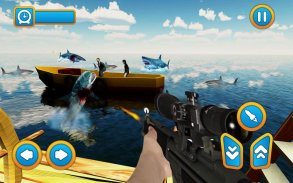 Angry Whale Shark Hunter - Raft Survival Mission screenshot 3