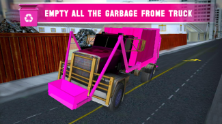 Garbage Dump truck driver 3D screenshot 4