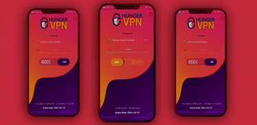 Hunger VPN Free Data screenshot 0