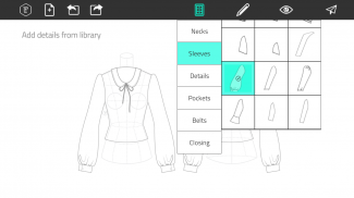 Fashion Design Flat Sketch screenshot 3