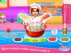 Make pasta cooking kitchen screenshot 0