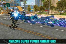 Avenger dell'eroe di jetpack guerriero del crimine screenshot 9