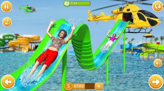 上山急流水上乐园游戏具有滑水的许多激动人心的功能。 screenshot 5