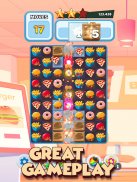 Crush The Burger Match 3 Game screenshot 2