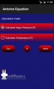 Antoine Equation Lite screenshot 6