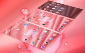 Pink iPhone X-- APUS Launcher Free Theme screenshot 2