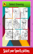 Coloring Book Of Pony tails screenshot 1