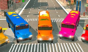 School Bus Driving Games 3D screenshot 2