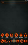 Orange and Black Icon Pack Free screenshot 12