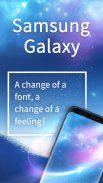 Galaxy Font for Samsung FlipFont , Cool Fonts Text screenshot 0