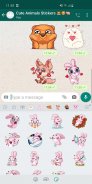 Animali adesivi WAStickerApps screenshot 0