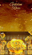 Gold Rose Live Wallpaper Theme screenshot 1