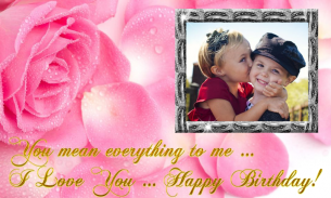 Birthday photo frame -birthday greeting cards screenshot 2