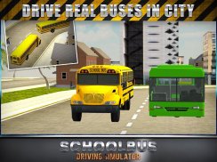 Schoolbus सिम्युलेटर 3 डी screenshot 1