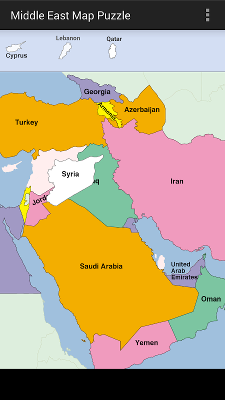 Armenia Map Puzzle