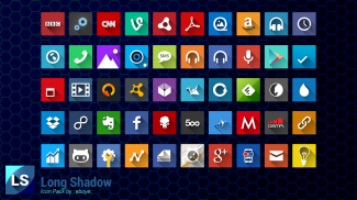 Long Shadow Icon Pack screenshot 2