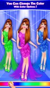 Flower Doll Fashion Show Salon Dress Up Game screenshot 4