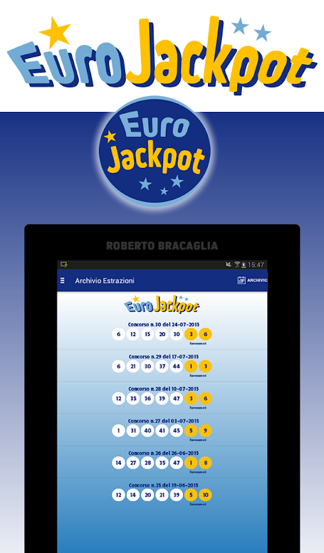 Estrazioni EuroJackpot APK Download for Android Aptoide