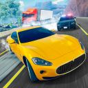 Highway Police Car Chase- Ambulance Rescue Service Icon