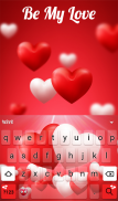 Love Keyboard + Live Wallpaper screenshot 1
