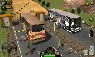 Армия Военный Автобус Вождение screenshot 3