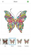 Adult Butterfly Coloring Pages screenshot 5