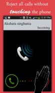 Call Receive On Air Swipe call screenshot 2