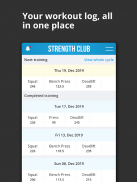 Strength Club - Intermediate Training App screenshot 3