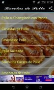 Recetas de Pollo screenshot 0