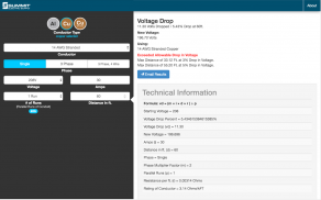 Voltage Drop Calculator screenshot 0