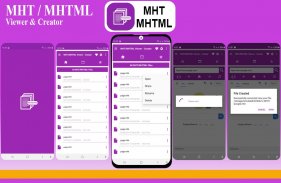 MHT/MHTML Viewer - MHT Creator screenshot 0