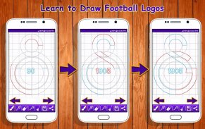 Learn to Draw Football Logos screenshot 4