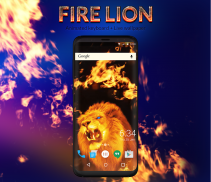 Fire Lion Keyboard + Wallpaper screenshot 3