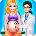 Mommy Pregnancy Baby Care Game Icon