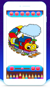 Train Coloring Book Game screenshot 1