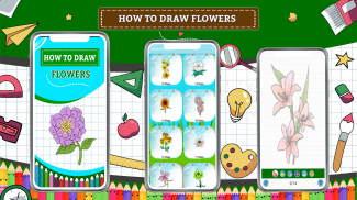 Learn How to Draw Flowers Step by Step screenshot 2