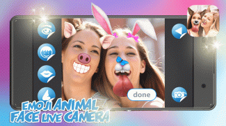 Emoji Animal Face Live Camera screenshot 5