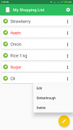 My Shopping List - to do list screenshot 1